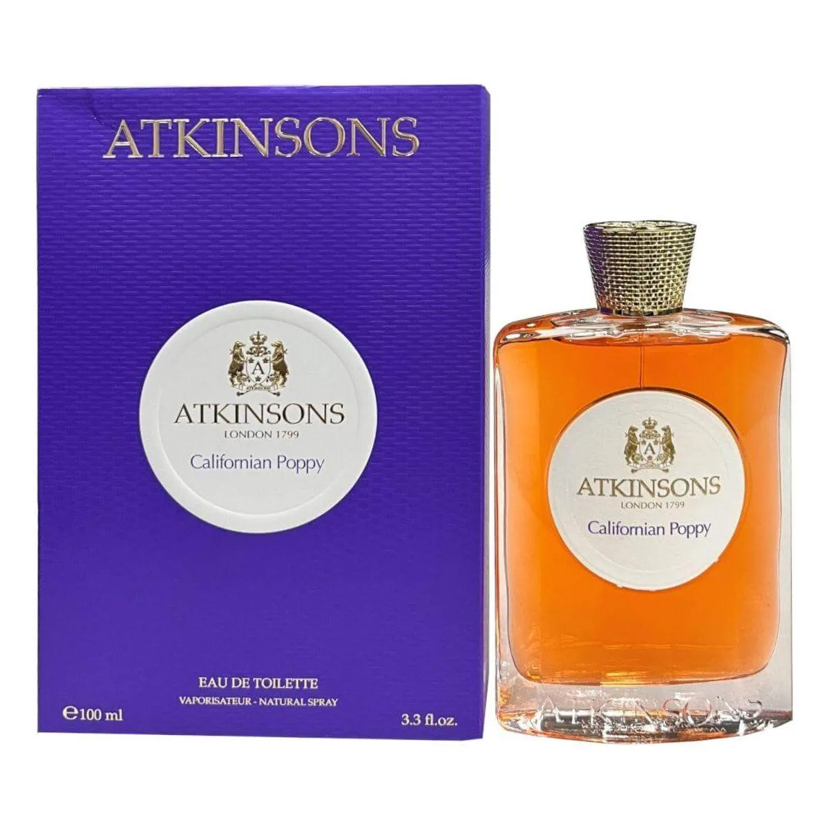 Californian Poppy by Atkinsons for women EDT 3.3 / 3.4 oz New in Box