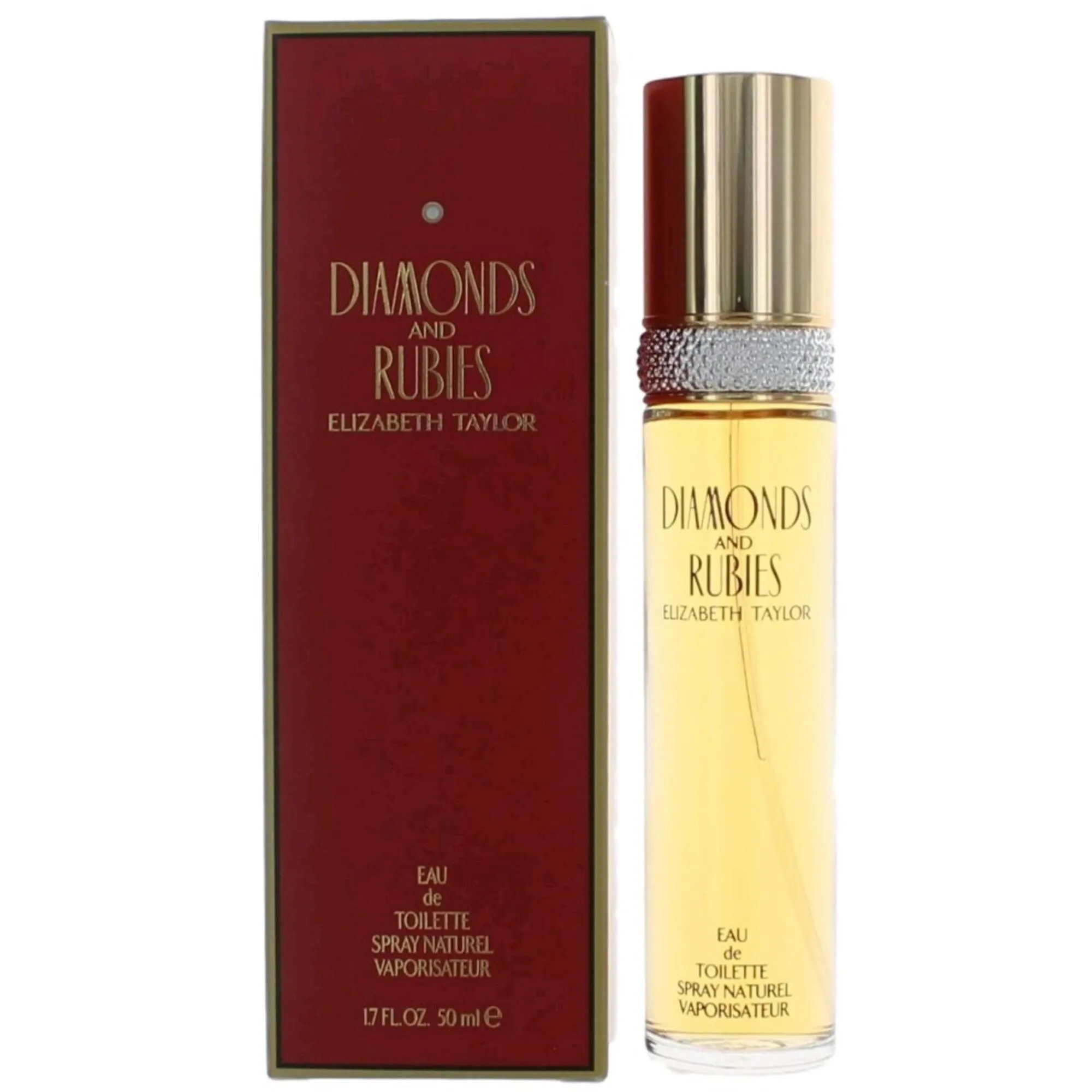 Elizabeth Taylor Women's Eau De Toilette Spray - Diamonds & Rubies Captivating, 1.7 oz