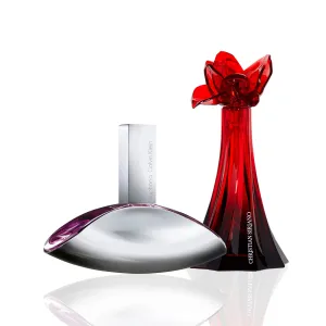 Euphoria by Calvin Klein and Ooh La Rouge by Christian Siriano