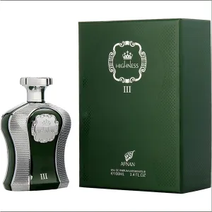 III His Highness Green 3.4 oz EDP for men