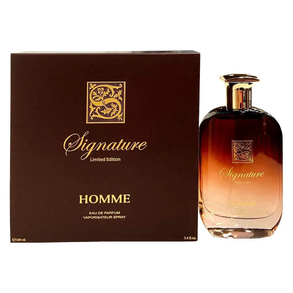 Limited Edition Brown Homme by Signature cologne EDP 3.3 / 3.4 oz New in Box